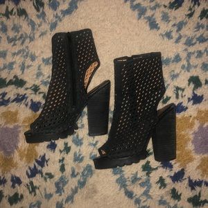 Black heels